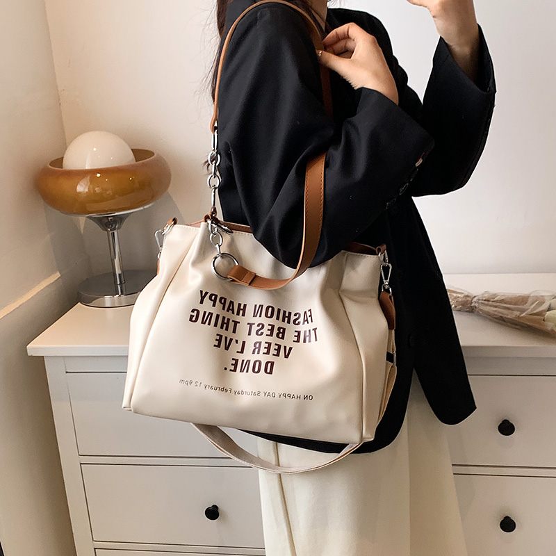 Onozo Designer Large Tote Handväska För Kvinnor - Khaki