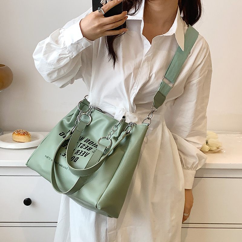 Onozo Designer Large Tote Handväska För Kvinnor - Khaki