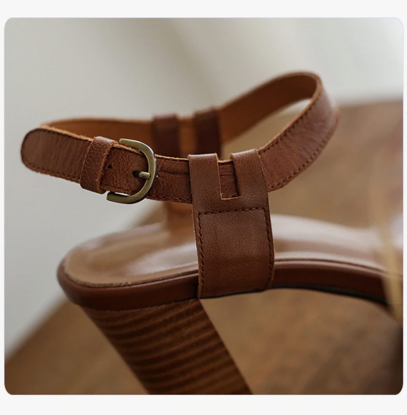 Opalo Damsandaler Skor - Brun