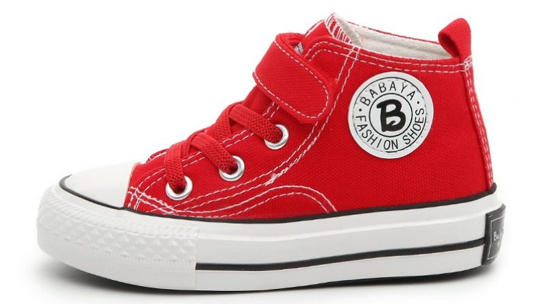 Orju Unisex High Top Sneaker För Barn - Röd