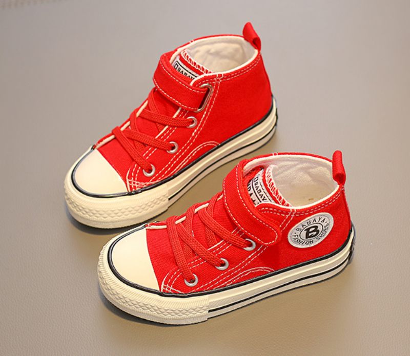 Orju Unisex High Top Sneaker För Barn - Röd