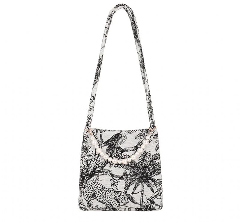 Orla Crossbody Handväska I Tyg För Kvinnor - Svart