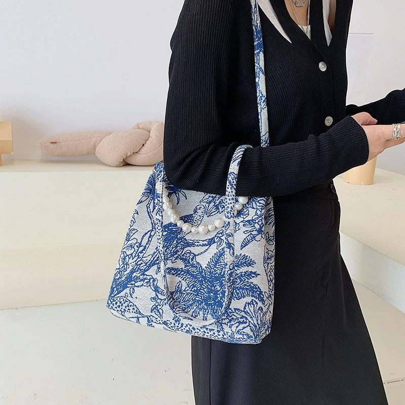 Orla Crossbody Handväska I Tyg För Kvinnor - Svart