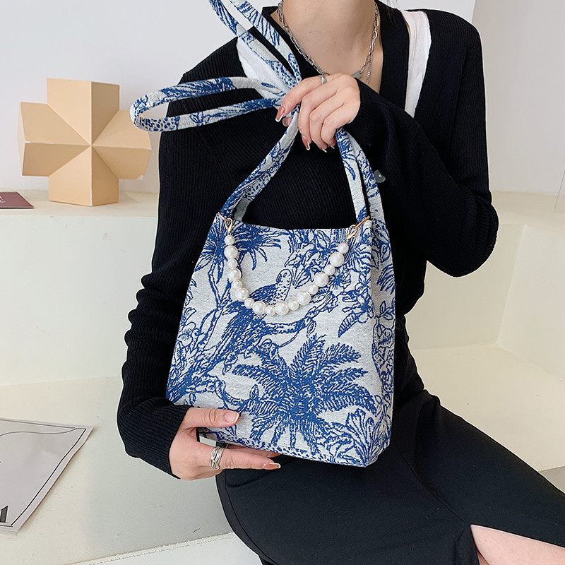 Orla Crossbody Handväska I Tyg För Kvinnor - Svart