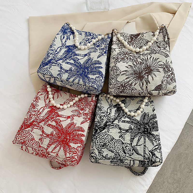 Orla Crossbody Handväska I Tyg För Kvinnor - Svart