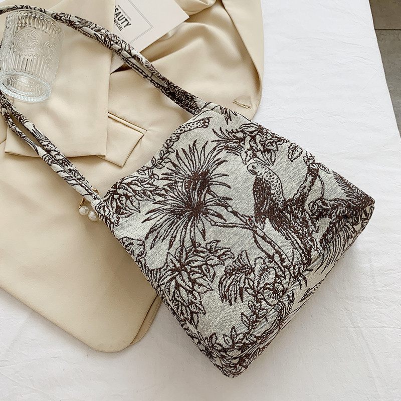 Orla Crossbody Handväska I Tyg För Kvinnor - Svart