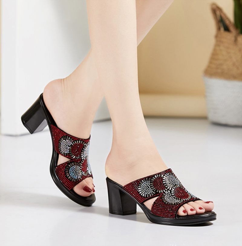 Ornella Sandal För Kvinnor - Röd