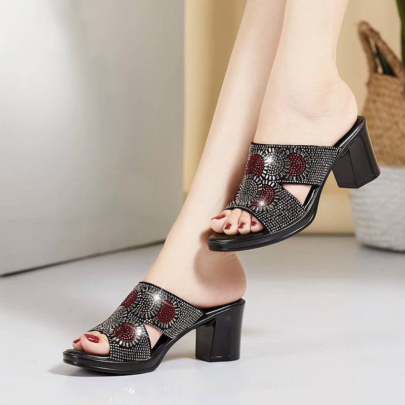 Ornella Sandal För Kvinnor - Röd