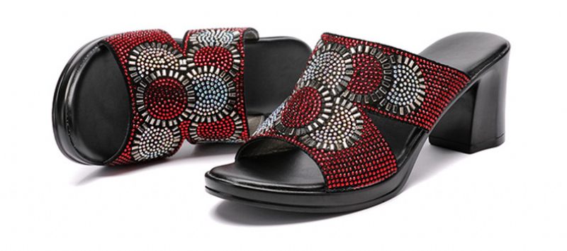 Ornella Sandal För Kvinnor - Röd
