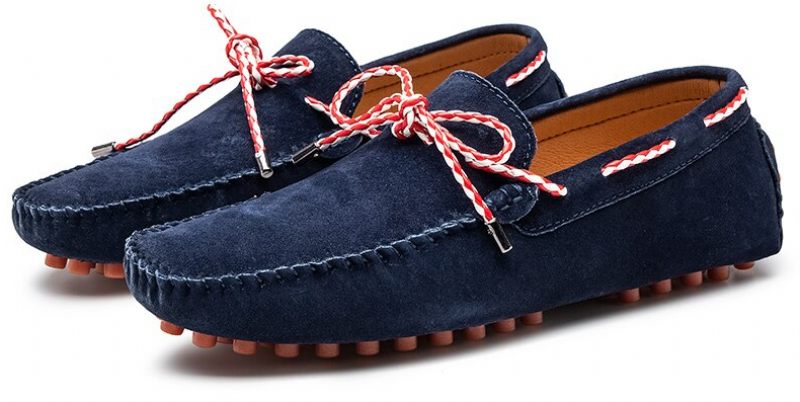 Oswaldo Loafer I Mocka För Män - Khaki 1
