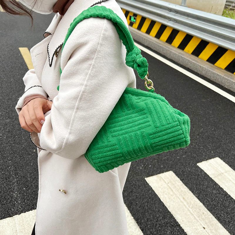 Palma Lyxig Crossbody-handväska För Kvinnor - Grön