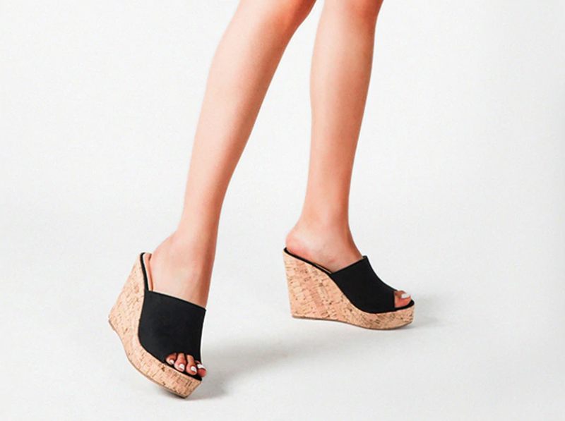 Palmira Wedges - Svart