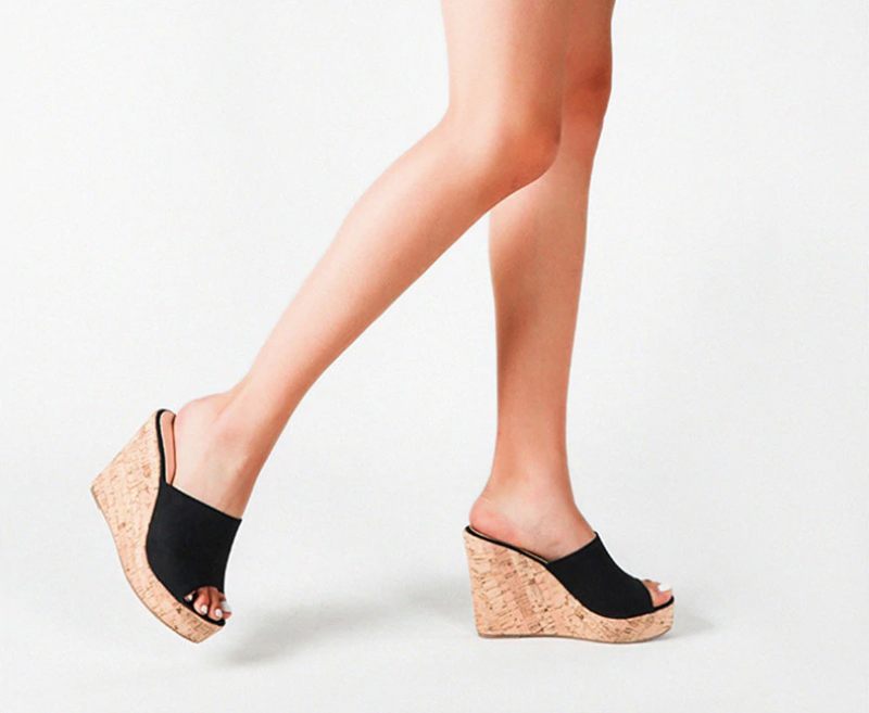 Palmira Wedges - Svart