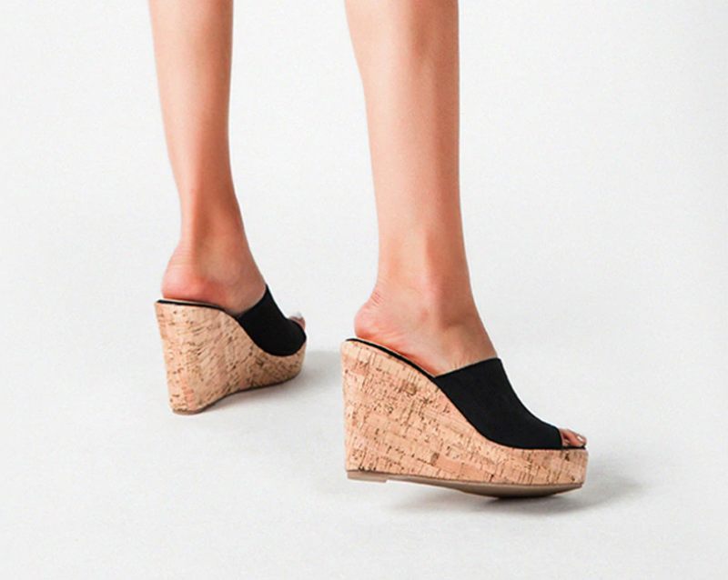 Palmira Wedges - Svart