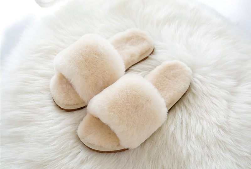 Pancha Tofflor För Kvinnor - MÖRKROSA