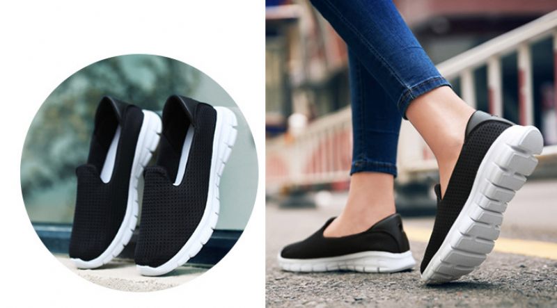Panchita Svarta Slip-on Skor För Kvinnor - Svart