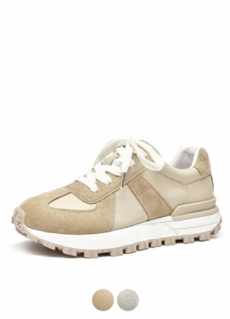 Panina Sneaker I Platt Läder För Kvinnor
