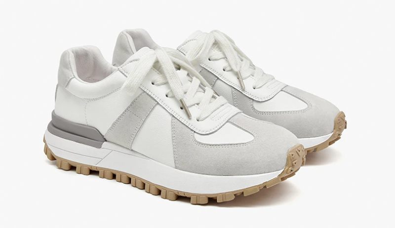 Panina Sneaker I Platt Läder För Kvinnor - Brun