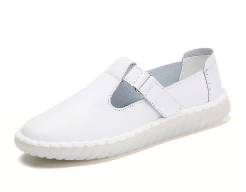 Papoila Loafers - Vit ihåligt