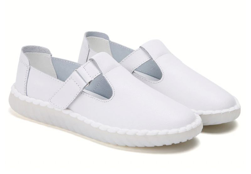 Papoila Loafers - Vit ihåligt