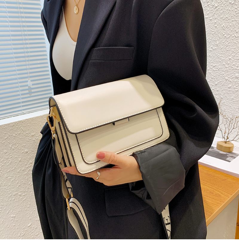 Pardillo Crossbody-handväska I Läderklaff För Kvinnor - Vit
