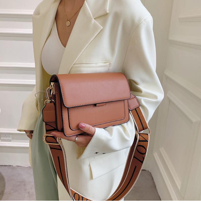 Pardillo Crossbody-handväska I Läderklaff För Kvinnor - Vit