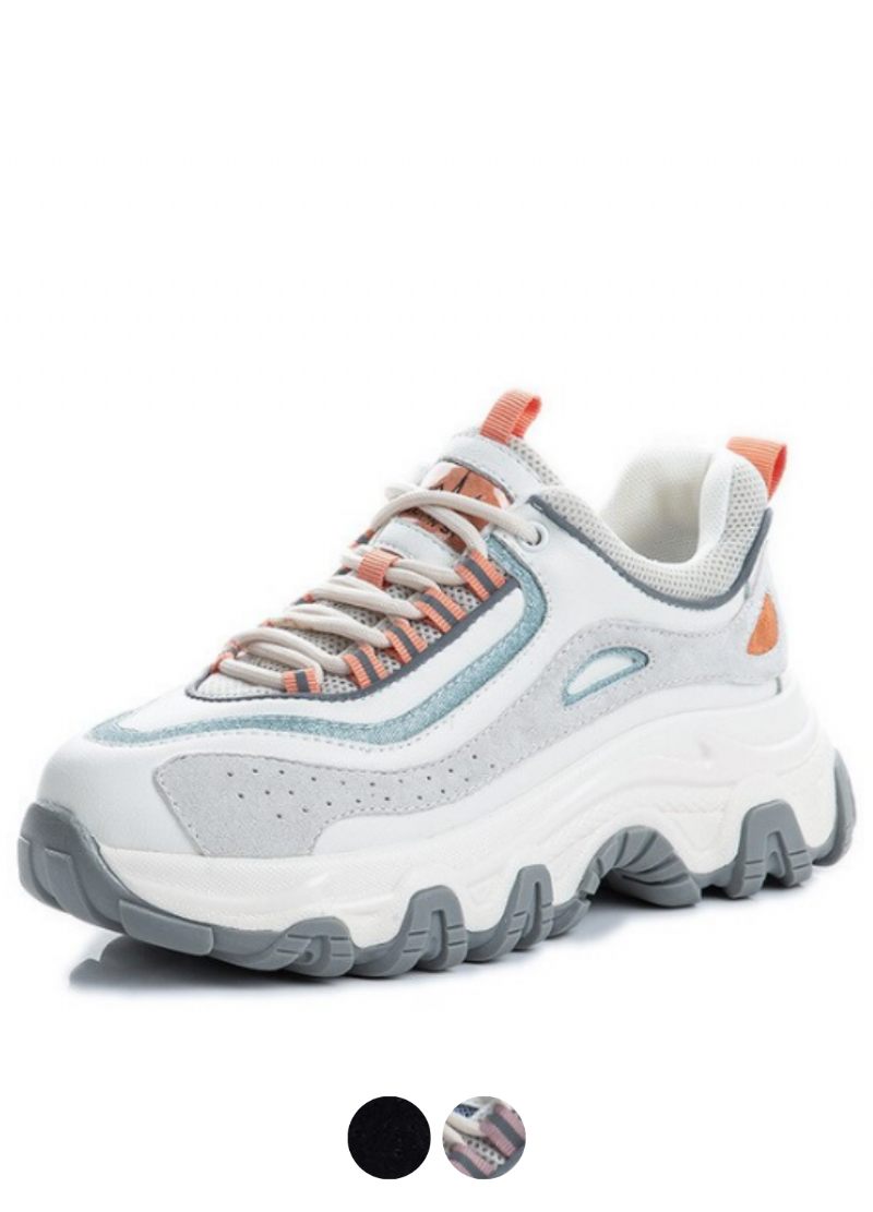 Pasquali Dam Sneakers Skor Äkta Läder Med Plattform