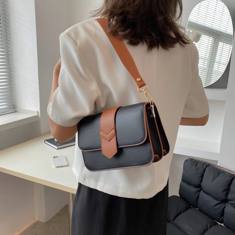 Patric Small Designer Crossbody-handväska I Läder För Kvinnor - Svart