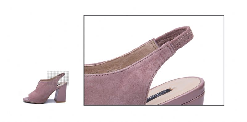 Paty Heels - mörkrosa