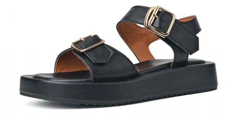 Peggy Platt Sandal För Kvinnor - Gul