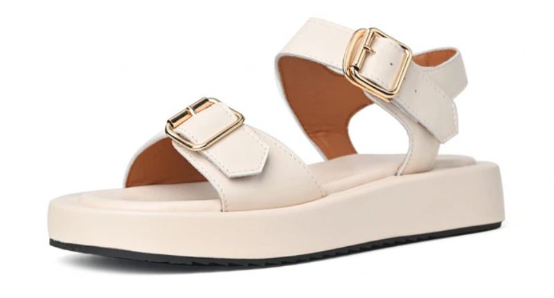 Peggy Platt Sandal För Kvinnor - Gul