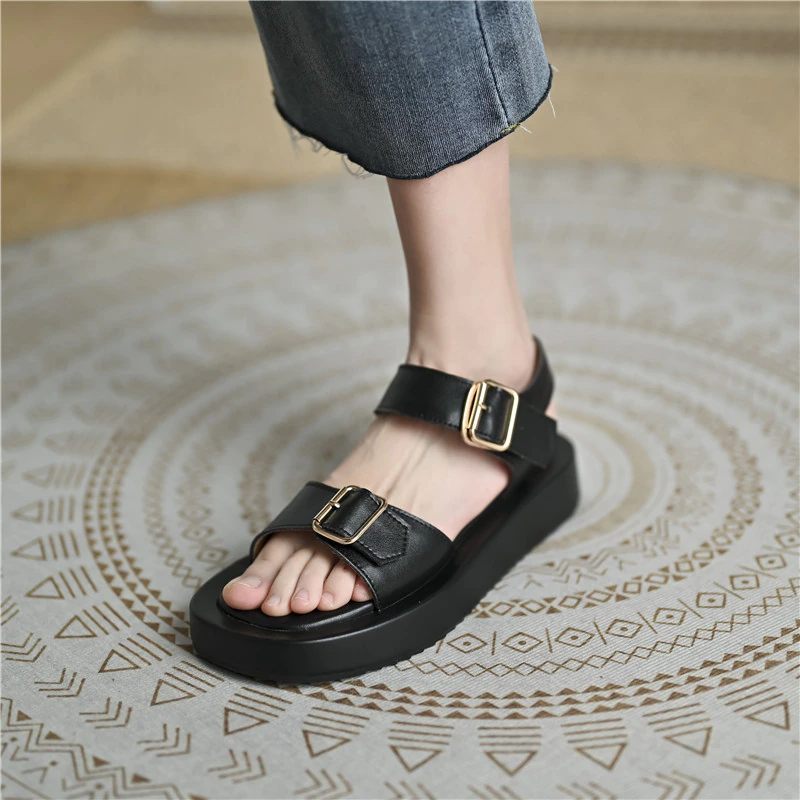 Peggy Platt Sandal För Kvinnor - Gul