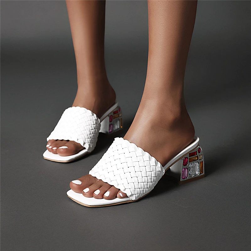 Peggy Sandal Med Hög Klack För Kvinnor - Beige