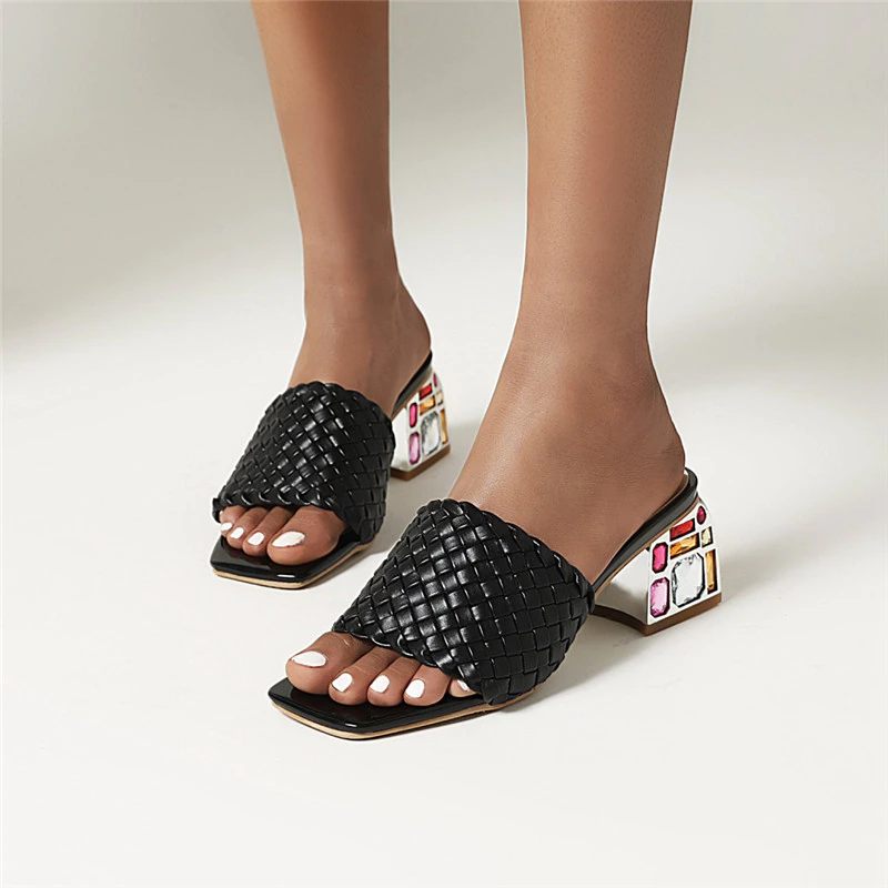 Peggy Sandal Med Hög Klack För Kvinnor - Beige