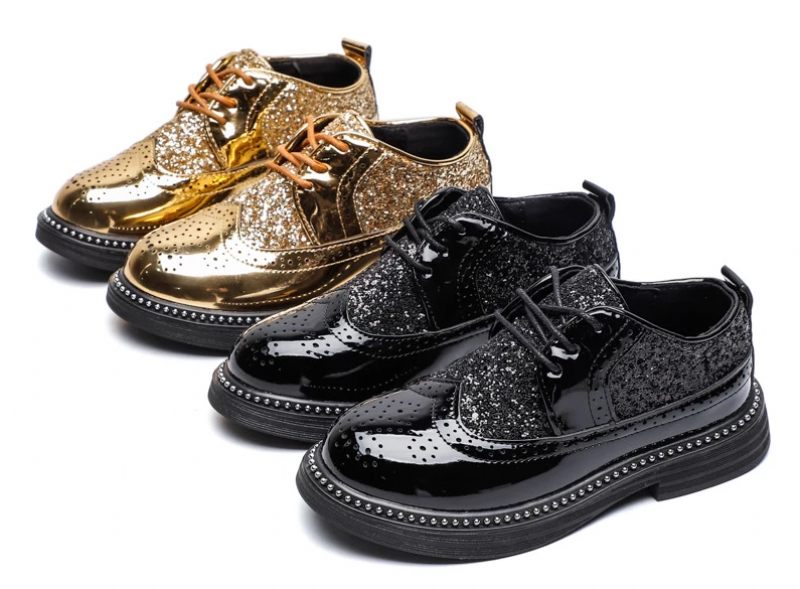 Peking Unisex Skor För Barn - Guld