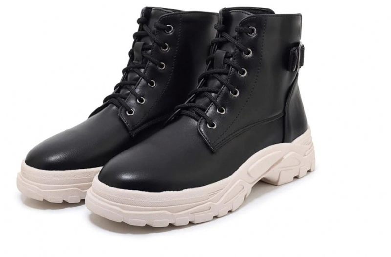 Pelae Boots Ankelhöjd - Beige med päls