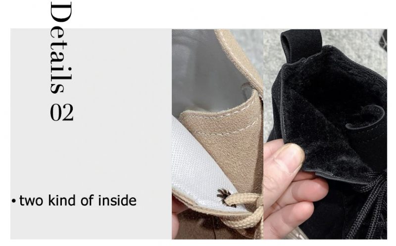 Pelae Boots Ankelhöjd - Beige med päls