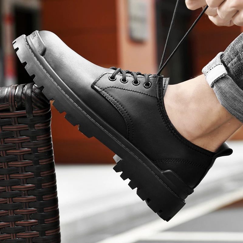 Pelaez Oxford Casual Skor För Män - Svart