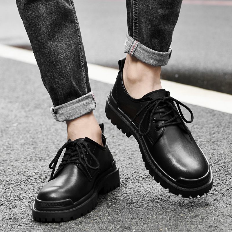 Pelaez Oxford Casual Skor För Män - Svart