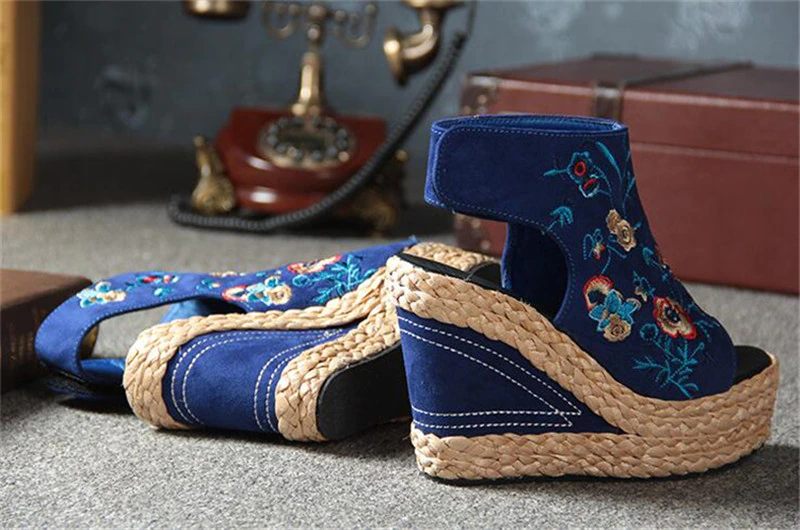 Penelope Sommarkil Sandal För Kvinnor - Blå
