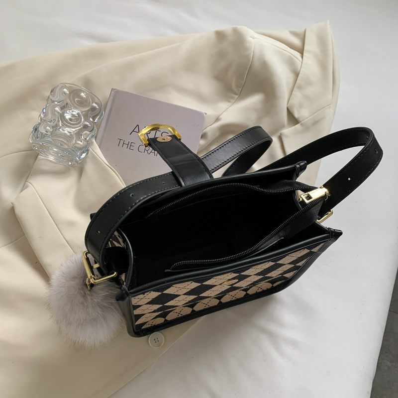 Peniche Small Canvas Crossbody-handväska För Kvinnor - Kaffe