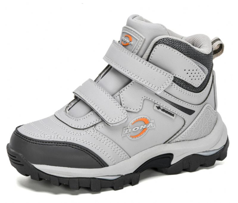 Peraud Pojkar Höga Sneakers - Grå