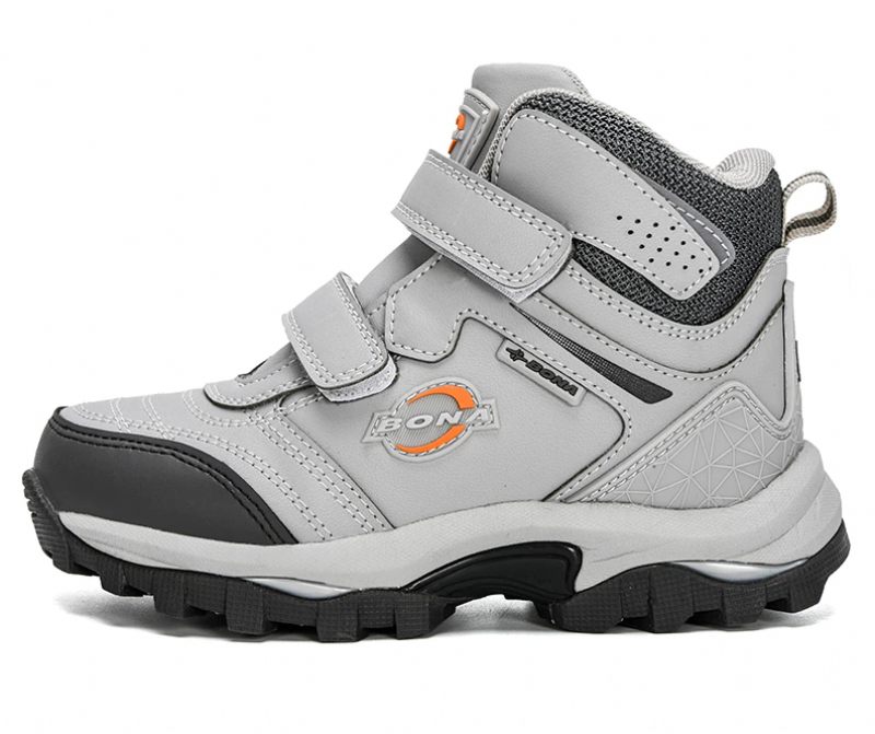 Peraud Pojkar Höga Sneakers - Grå