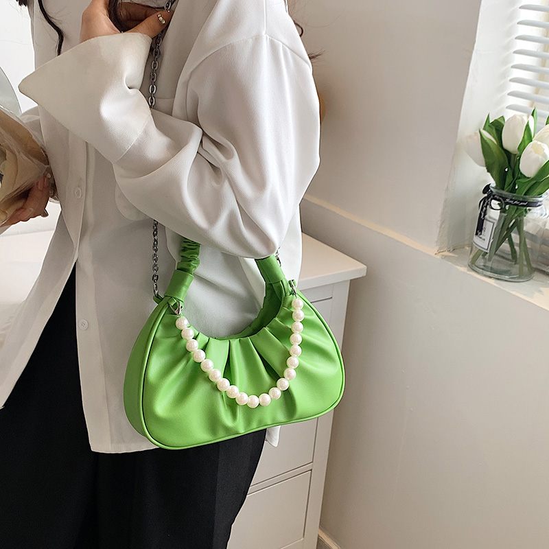 Perla Small Luxury Crossbody Handväska För Kvinnor - Svart
