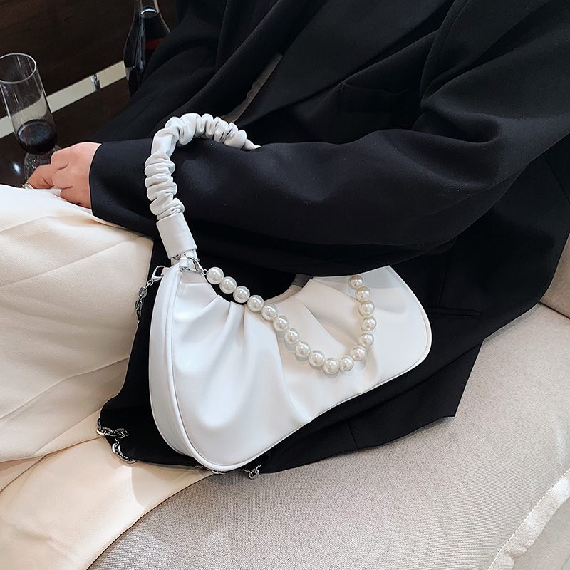 Perla Small Luxury Crossbody Handväska För Kvinnor - Svart