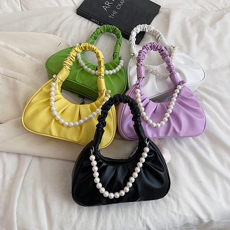 Perla Small Luxury Crossbody Handväska För Kvinnor - Svart