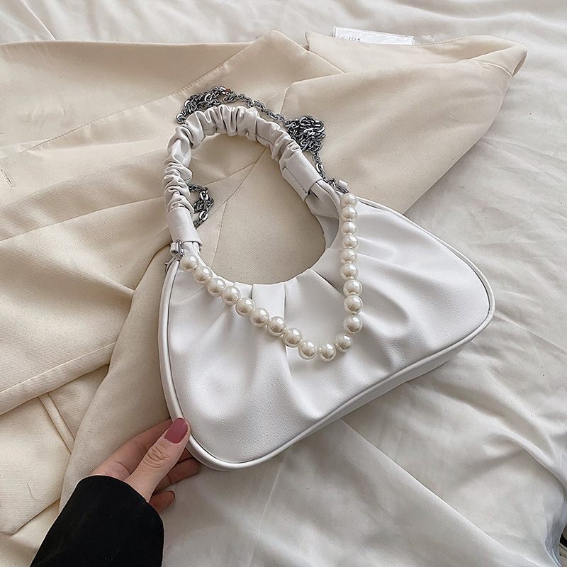 Perla Small Luxury Crossbody Handväska För Kvinnor - Svart