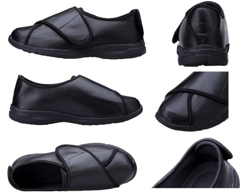 Perli Breda Loaferskor För Män - Svart