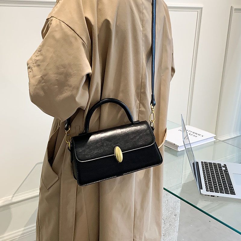 Petty Dam Liten Läderhandväska - Beige