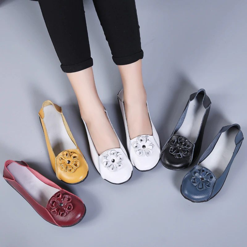 Piery Dam Casual Flat Svarta Skor - Svart